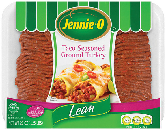 Ground Turkey Calories
 Taco Seasoned Ground Turkey