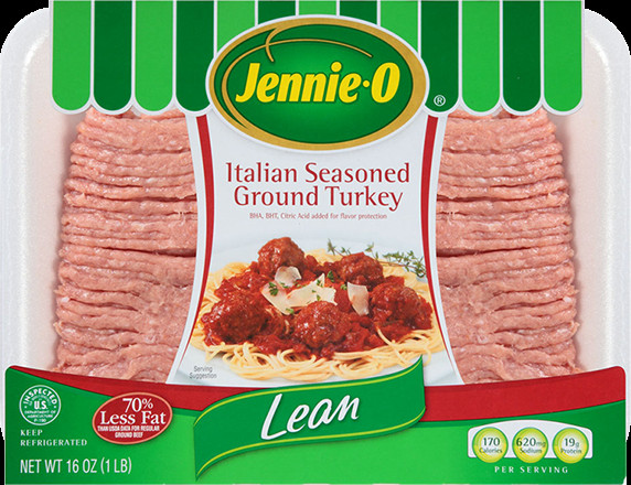 Ground Turkey Calories
 Lean Italian Seasoned Ground Turkey