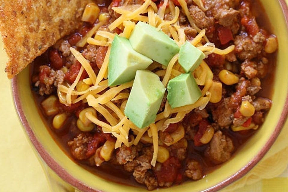 Ground Turkey Chili Recipe
 healthy ground turkey chili