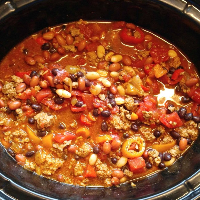 Ground Turkey Crock Pot Recipes
 Ground Turkey Chili Slow Cooker fort Food