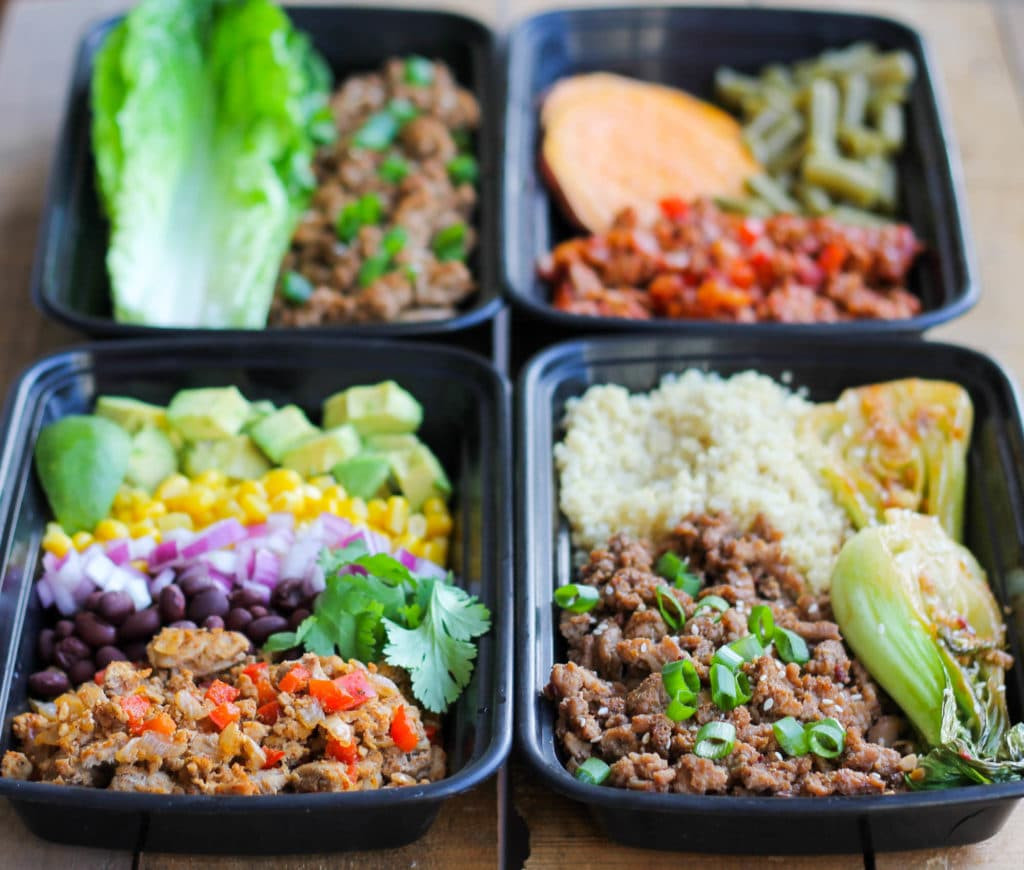 Ground Turkey Meal Prep
 Easy Ground Turkey Meal Prep Bowls 4 Ways Smile Sandwich