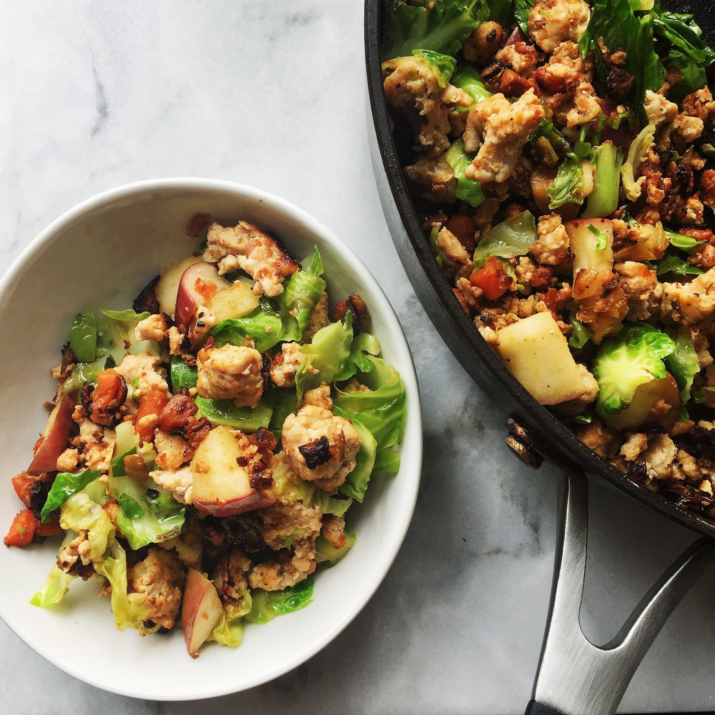 Ground Turkey Stir Fry
 Whole30 Ground Turkey Brussels Sprout Stir Fry Balanced