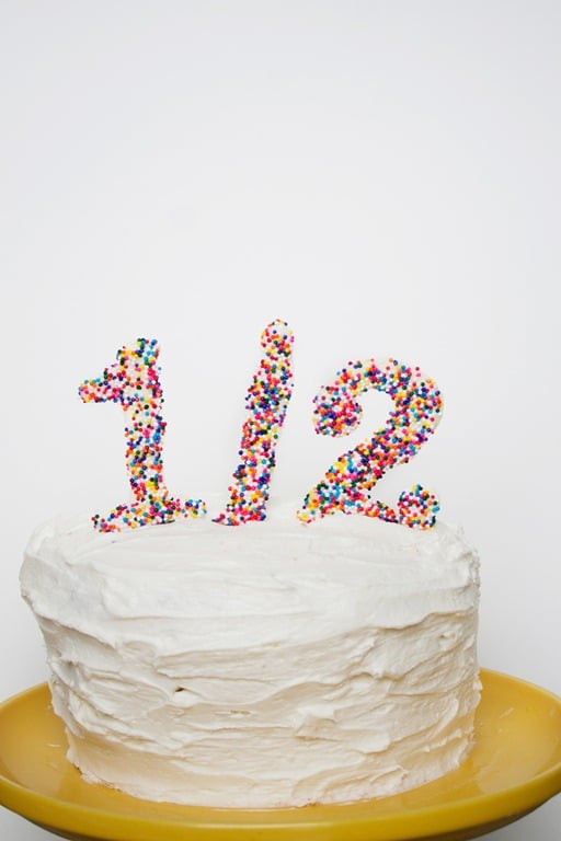 Half Birthday Cake
 How to Throw a Half Birthday Party