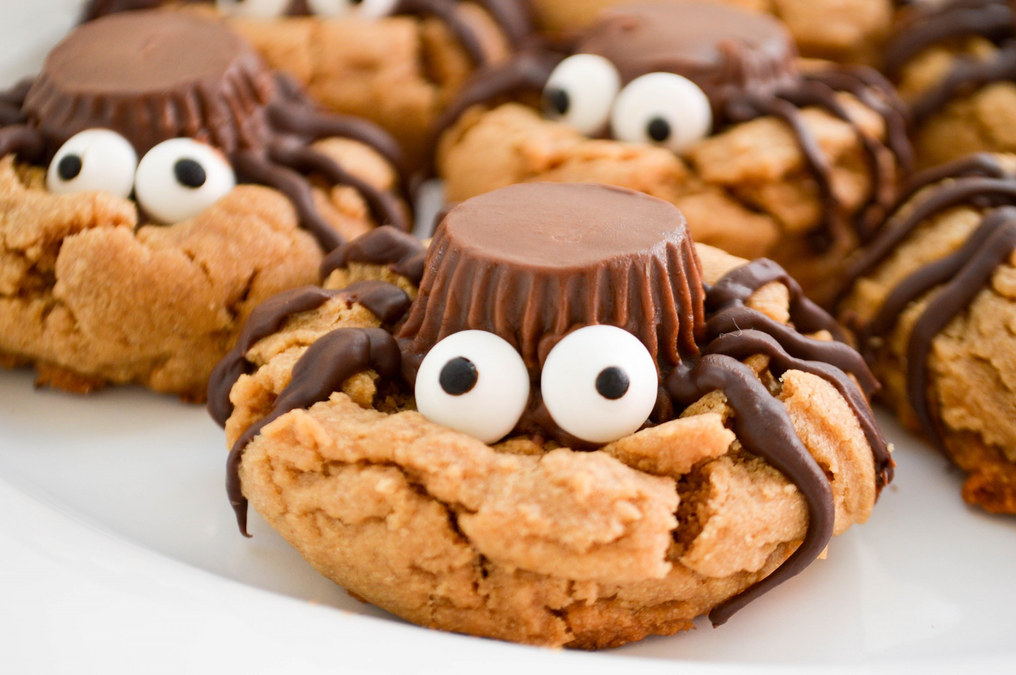 Halloween Cookies Recipe
 Peanut Butter Spider Cookies Sassy Eats