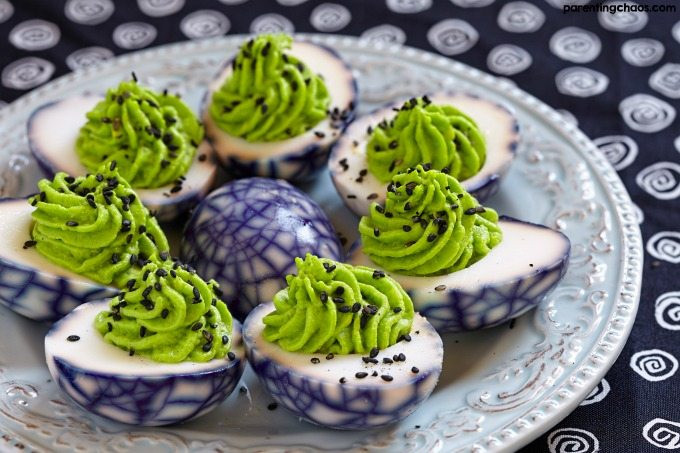Halloween Deviled Eggs
 Deliciously Rotten Deviled Eggs ⋆ Parenting Chaos