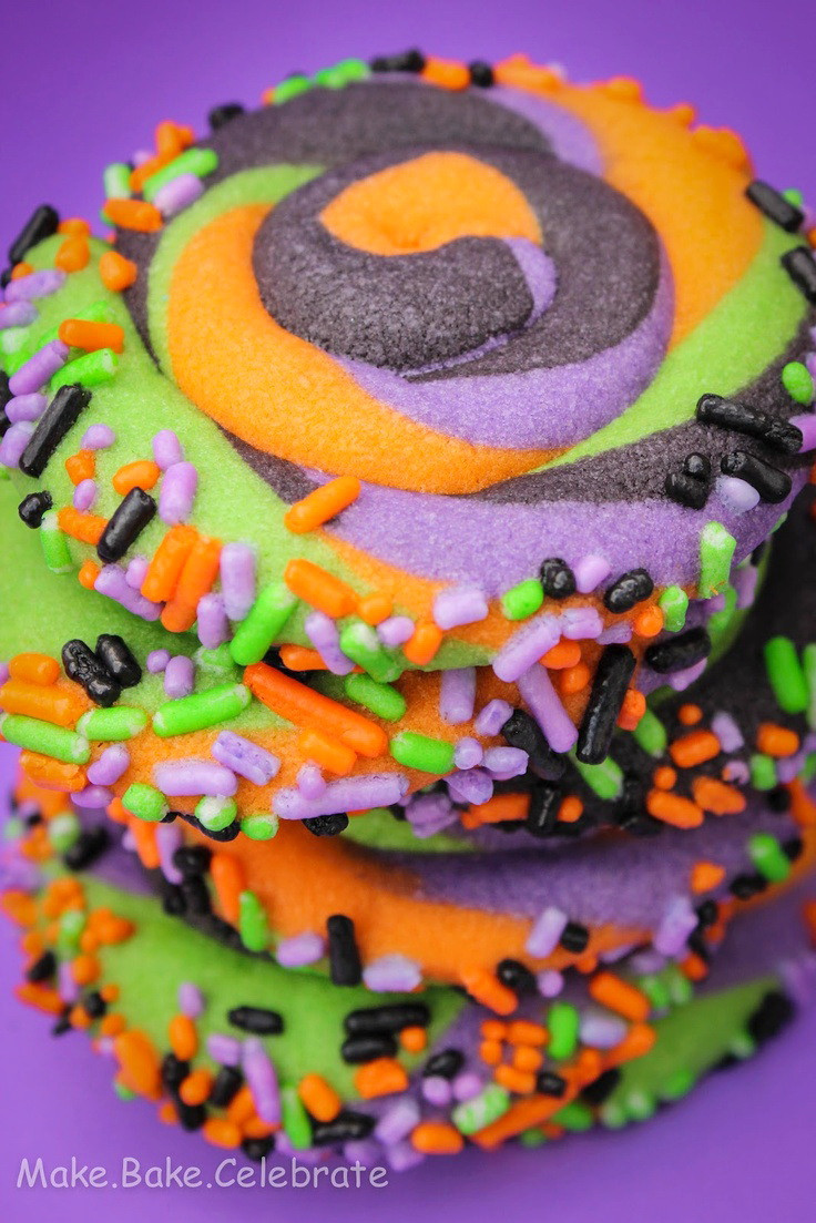 Halloween Sugar Cookies
 Swirly Halloween Cookies Treat – Best Cheap Easy Party Kid