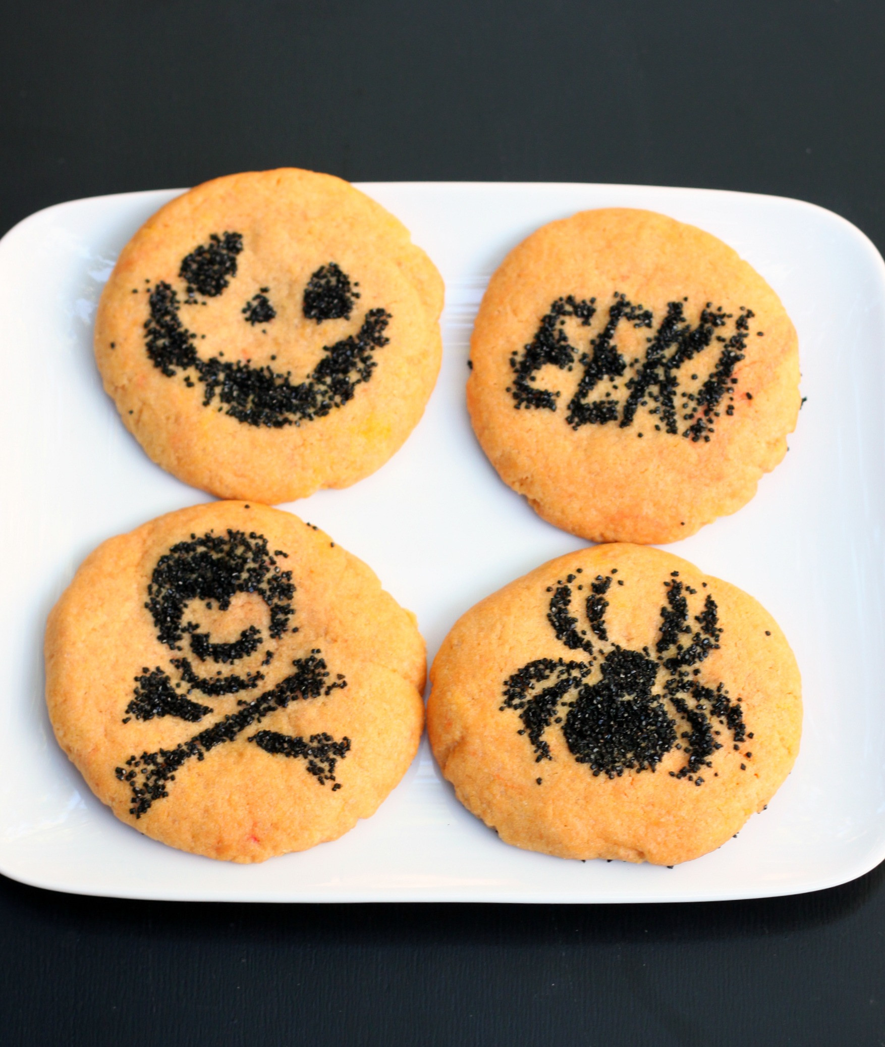 Halloween Sugar Cookies
 Simple Halloween Sugar Cookies