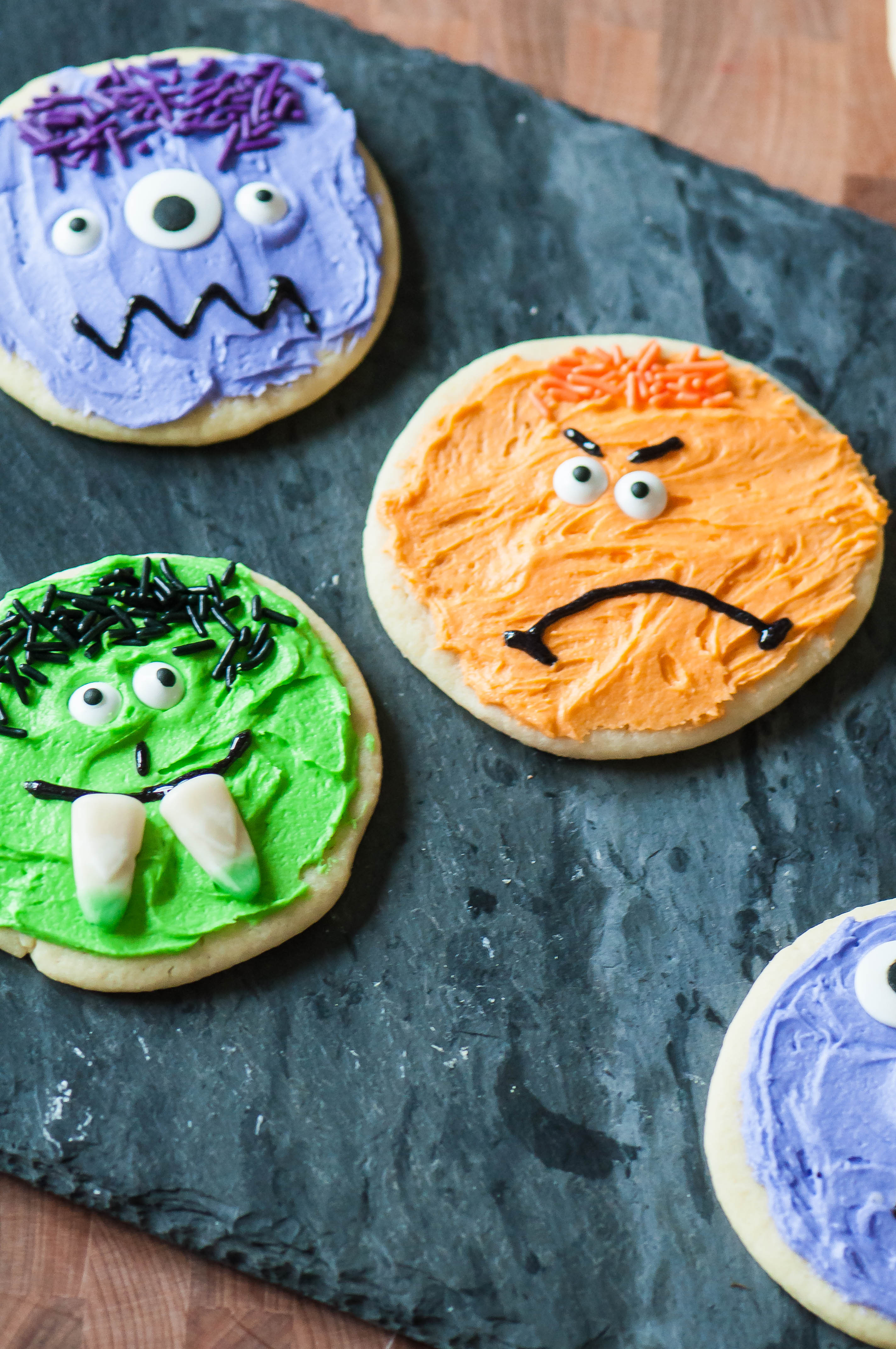 Halloween Sugar Cookies
 Halloween Monster Sugar Cookies Meg s Everyday Indulgence