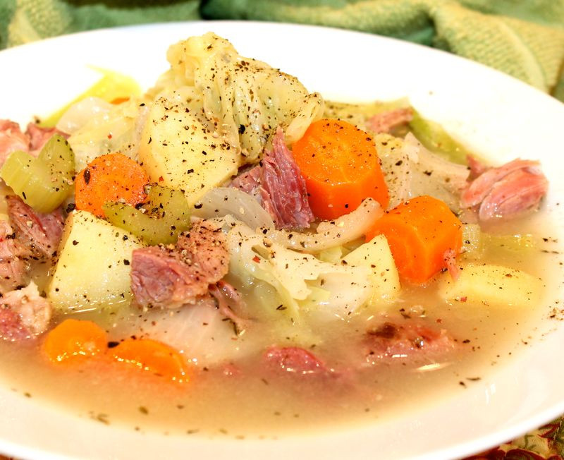 Ham And Cabbage Soup
 Mom s Traditional Ham Cabbage and Potato Soup Kitchen