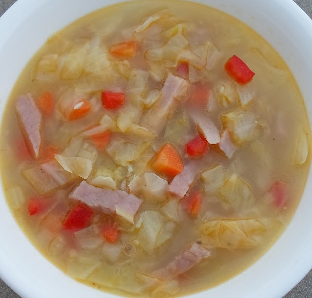 Ham And Cabbage Soup
 Happier Than A Pig In Mud Quick Ham and Cabbage Soup