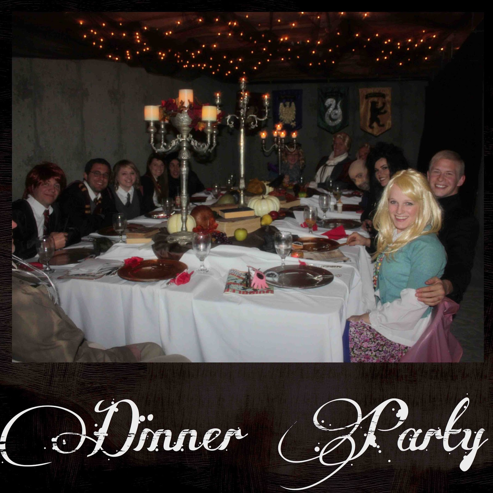 Harry Potter Dinner
 just Sweet and Simple Harry Potter Mystery Dinner Party