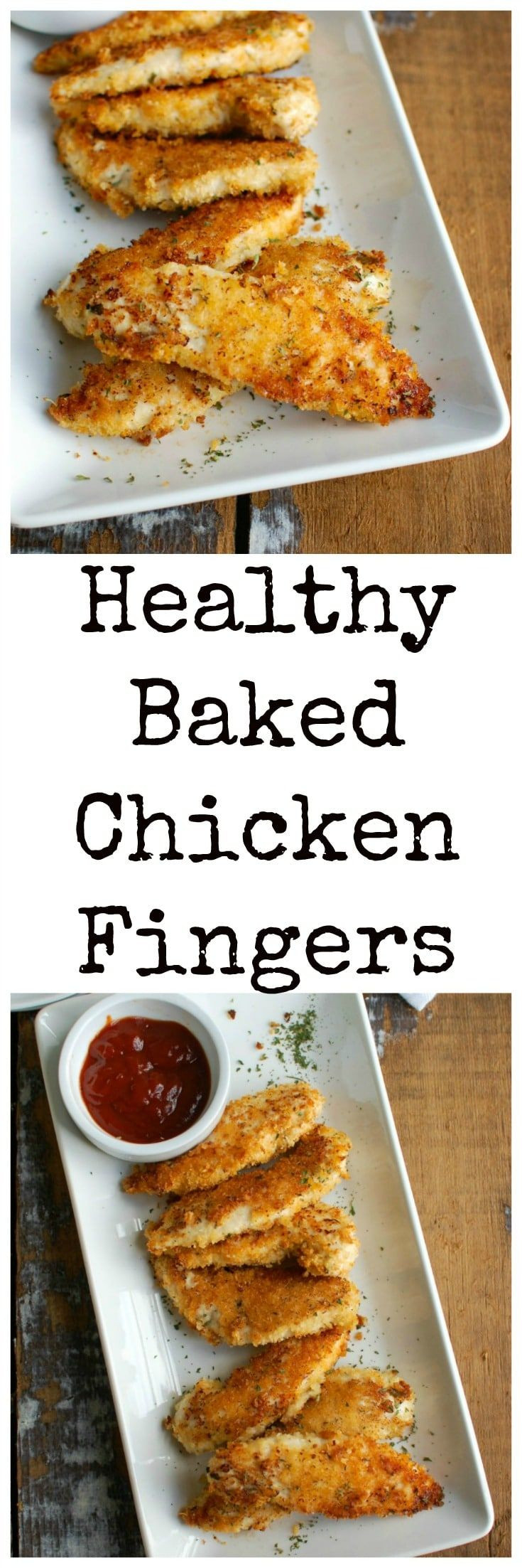 Healthy Baked Chicken Tenders
 25 bästa Chicken finger recipes idéerna på Pinterest