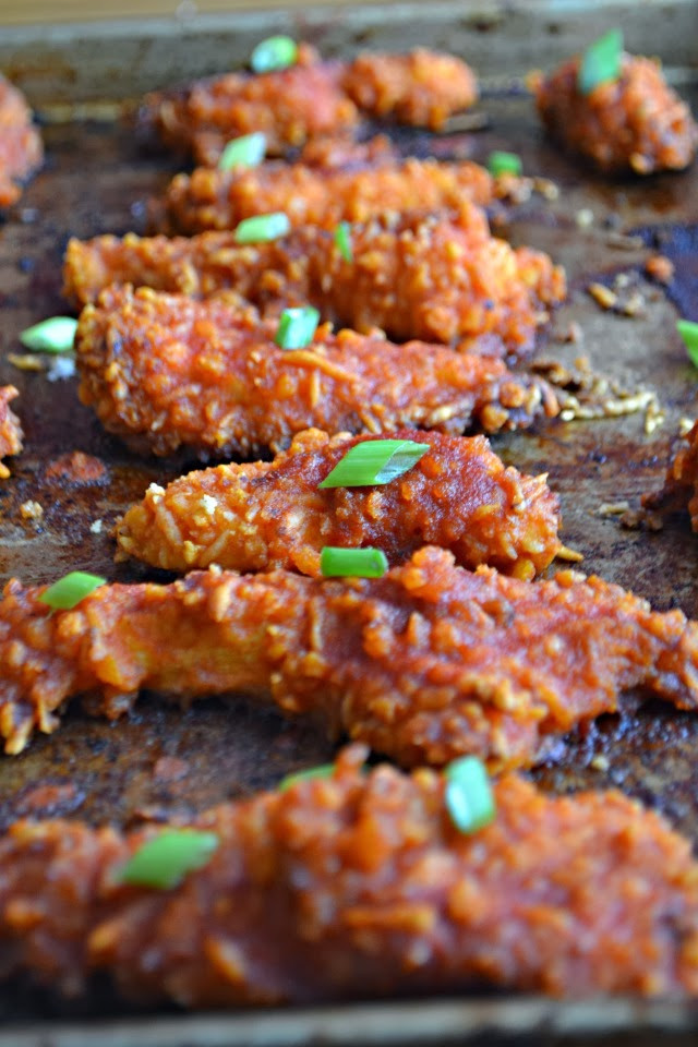 Healthy Baked Chicken Tenders
 Healthy Sriracha and Honey Chicken Tenders Baked New