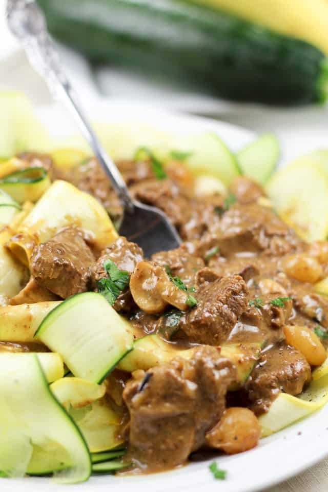 Healthy Beef Stroganoff
 Healthy Beef Stroganoff