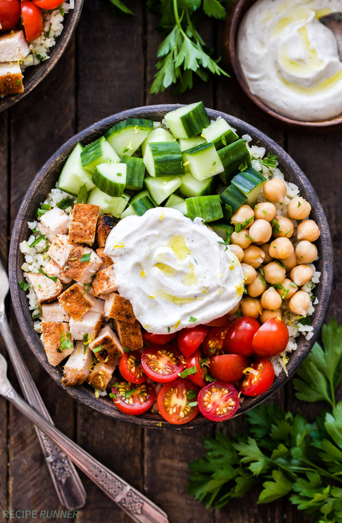 Healthy Bowl Recipes
 Healthy Chicken Shawarma Bowls Recipe Runner