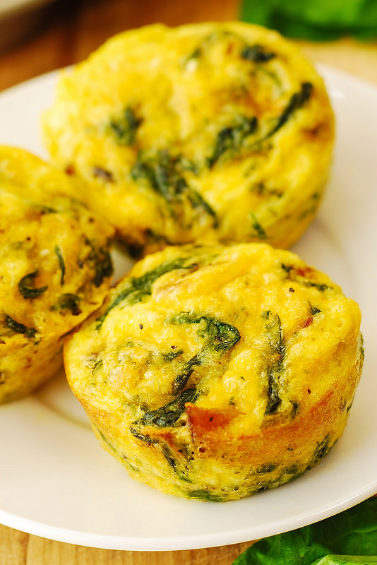 Healthy Breakfast Muffin Recipes
 healthy breakfast egg muffins with spinach