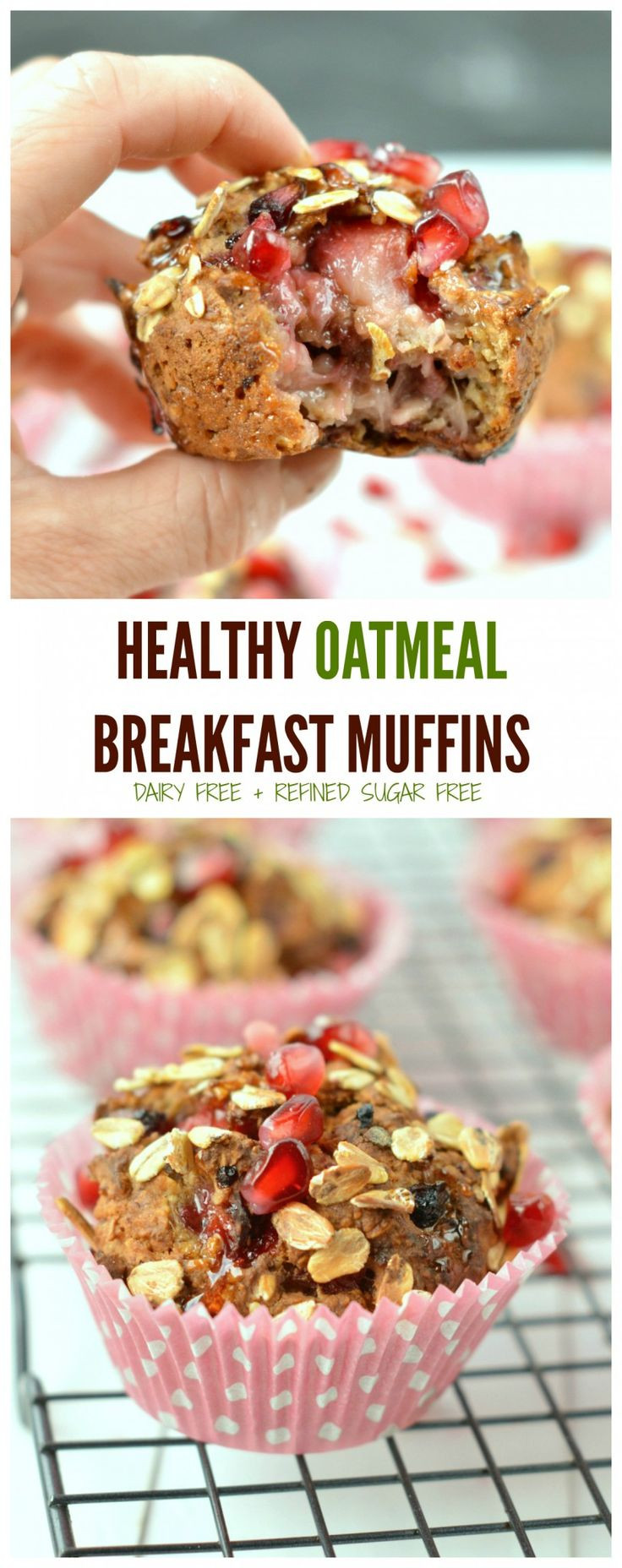 Healthy Breakfast Muffin Recipes
 Healthy Oatmeal Breakfast Muffin Recipe