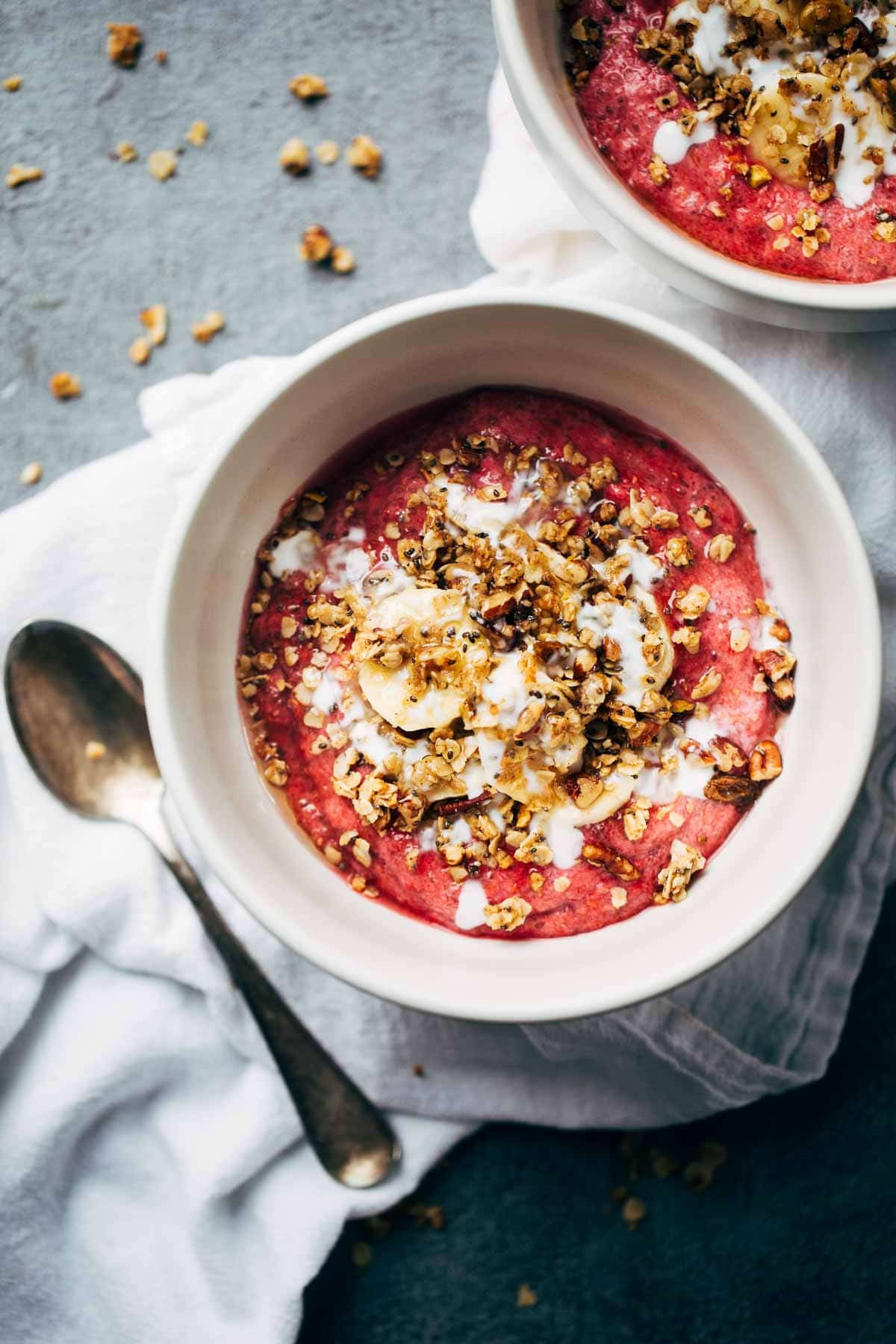 Healthy Breakfast On The Go
 Inner Goddess Raspberry Breakfast Bowls Recipe Pinch of Yum