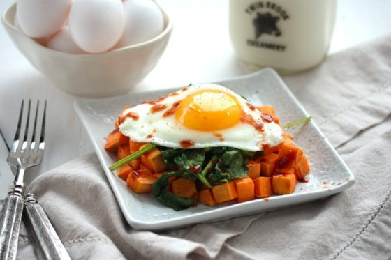 Healthy Breakfast Potatoes
 Easy & Healthy Sweet Potato Spinach Breakfast Hash