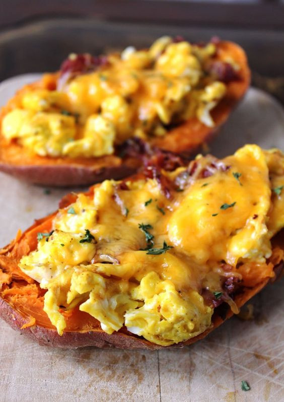 Healthy Breakfast Potatoes
 Stuffed sweet potatoes Breakfast and Healthy breakfasts