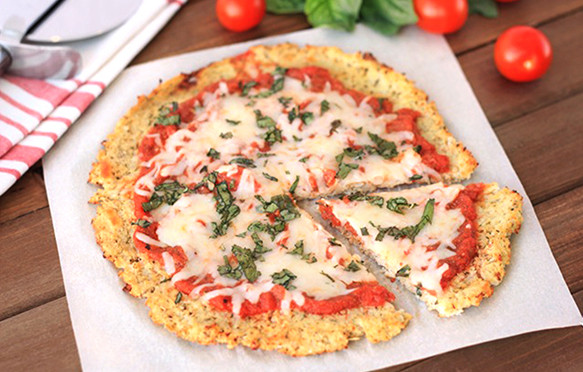 Healthy Cauliflower Pizza
 Healthy Cauliflower Crust Pizza Recipe