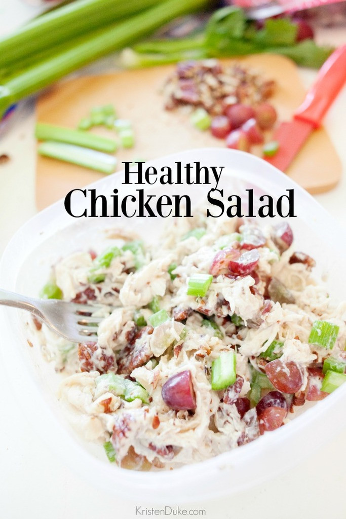 Healthy Chicken Salad
 Healthy Chicken Salad Recipe Capturing Joy with Kristen Duke