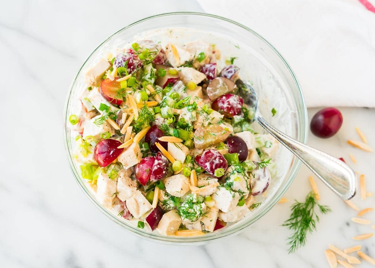 Healthy Chicken Salad
 Greek Yogurt Chicken Salad with Dill