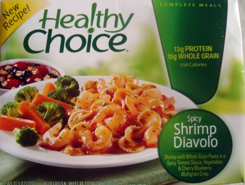 Healthy Choice Dinners
 Dave s Cupboard Healthy Choice plete Meals Shrimp Diavolo