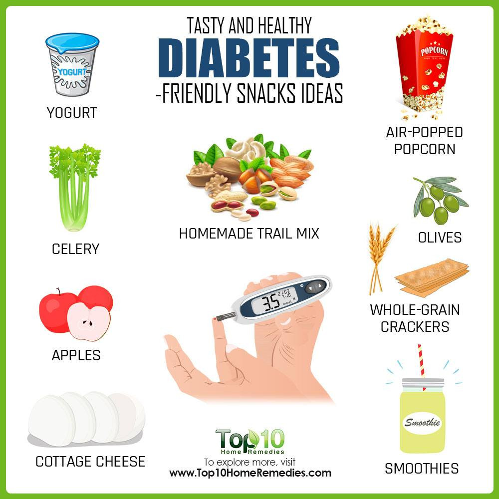 Healthy Diabetic Snacks
 10 Tasty and Healthy Diabetes Friendly Snack Ideas