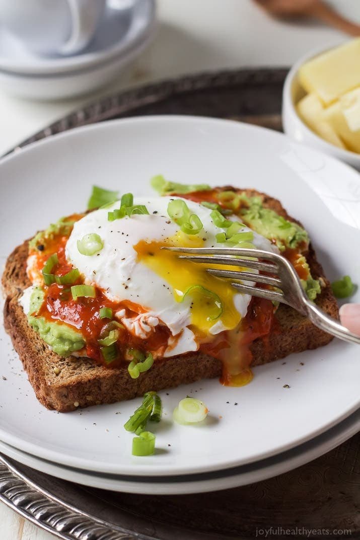 Healthy Egg Breakfast Recipes
 Ricotta Avocado Toast with Poached Egg