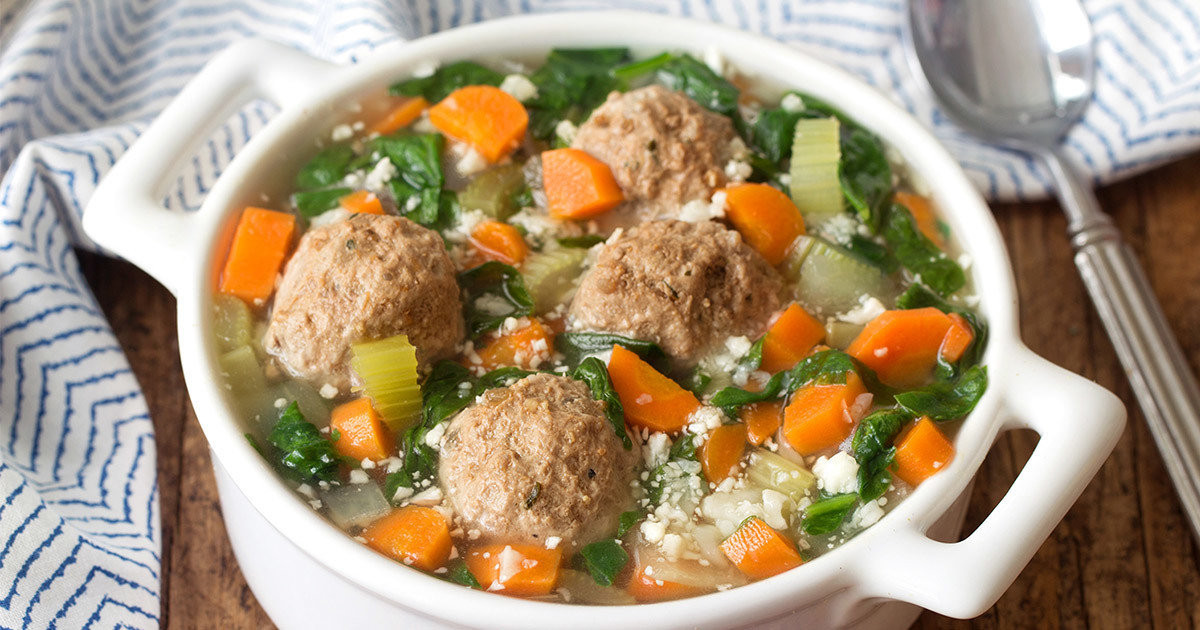 Healthy Italian Recipes
 Healthy Italian Wedding Soup Recipe Featuring Cauliflower