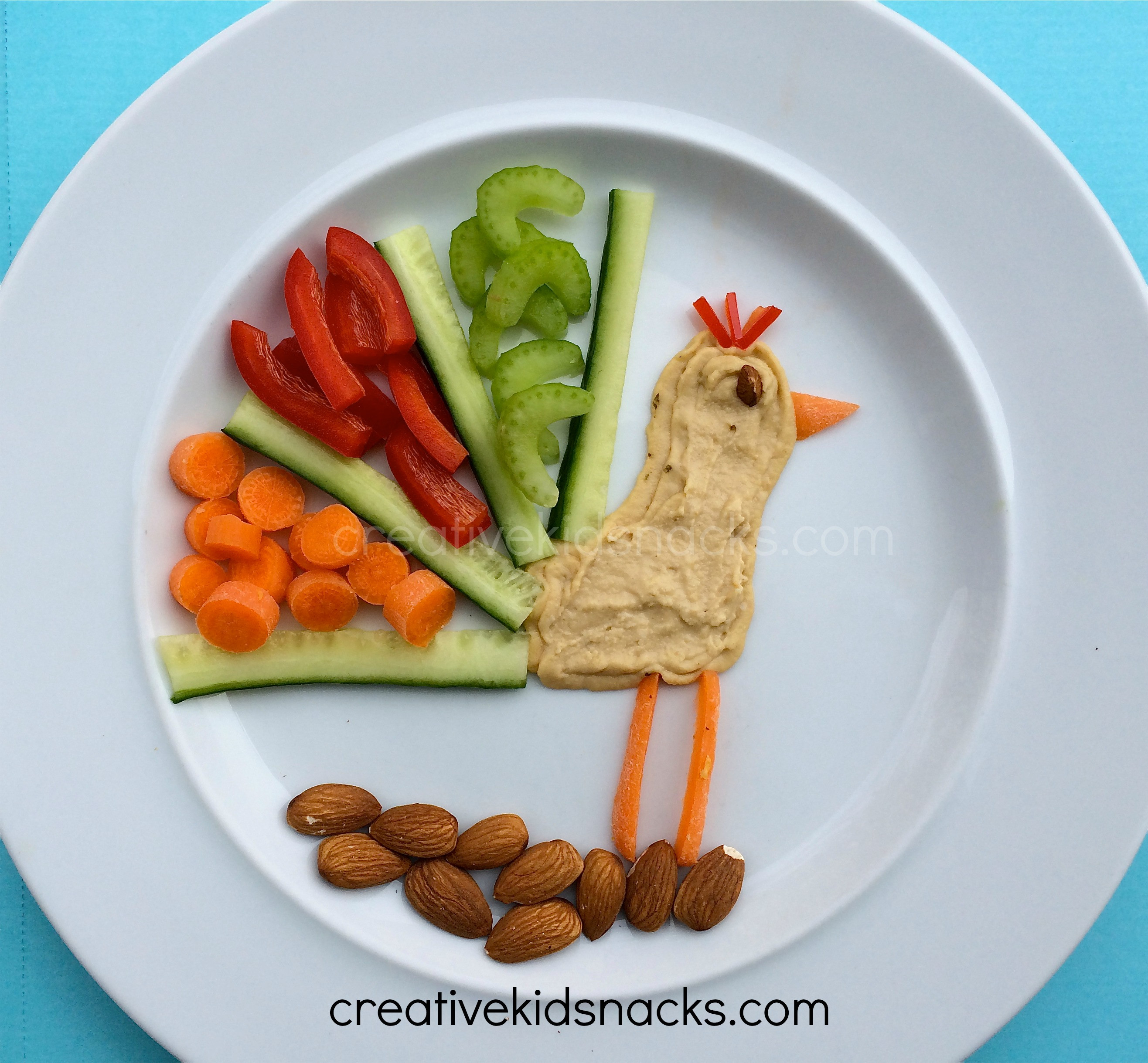 Healthy Kids Snacks
 Healthy Peacock Snack