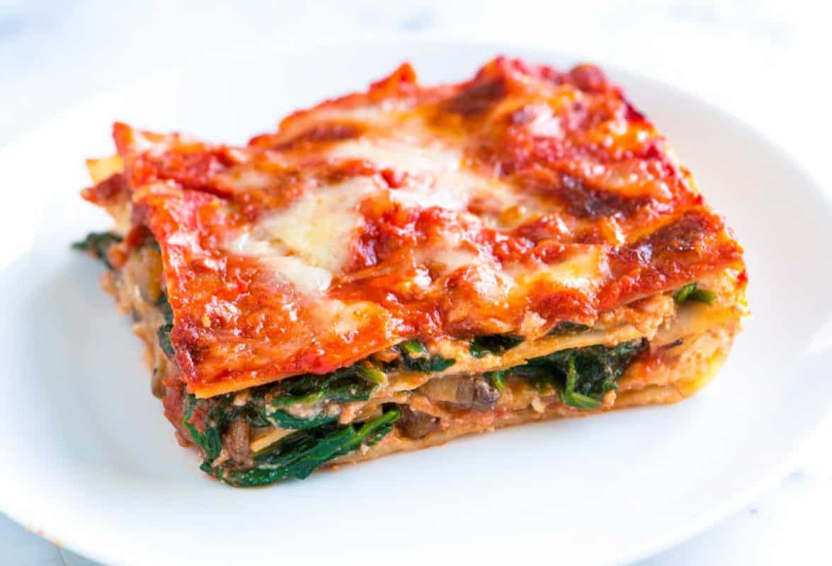 Healthy Lasagna Recipe
 Healthier Spinach Lasagna Recipe with Mushrooms