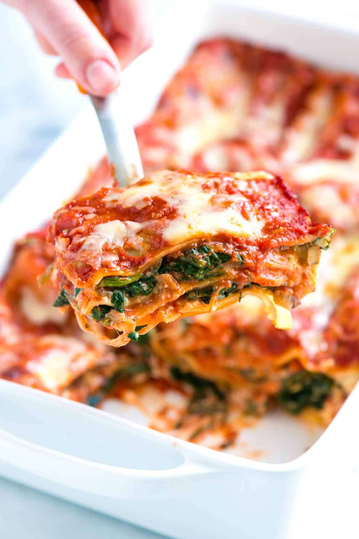 Healthy Lasagna Recipe
 Healthier Spinach Lasagna Recipe with Mushrooms
