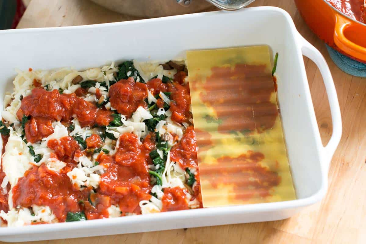 Healthy Lasagna Recipe
 Healthier Spinach Lasagna Recipe with Mushrooms