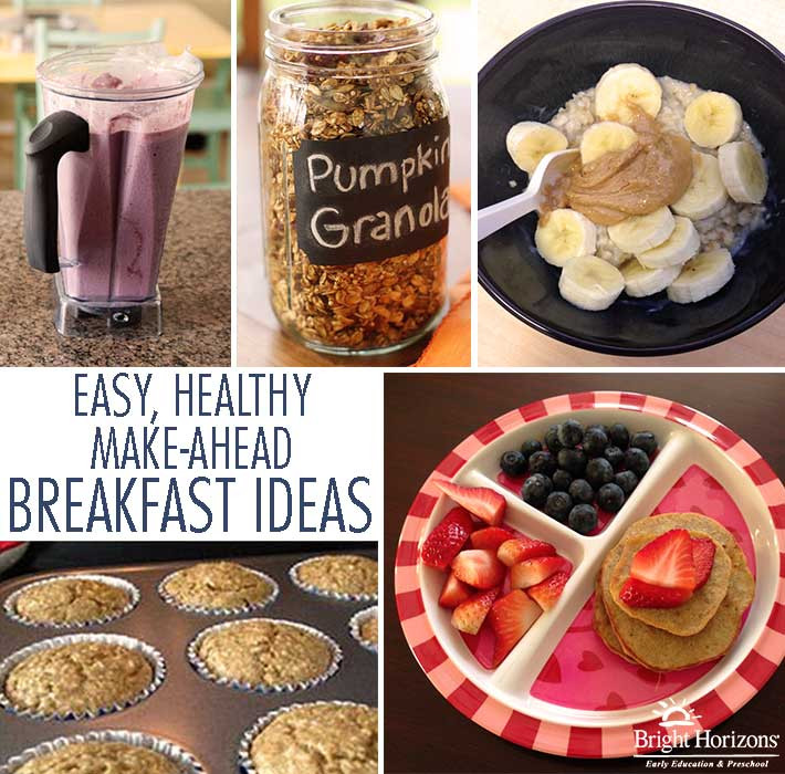 Healthy Make Ahead Breakfast Recipes
 Easy Healthy Make Ahead Breakfast Ideas