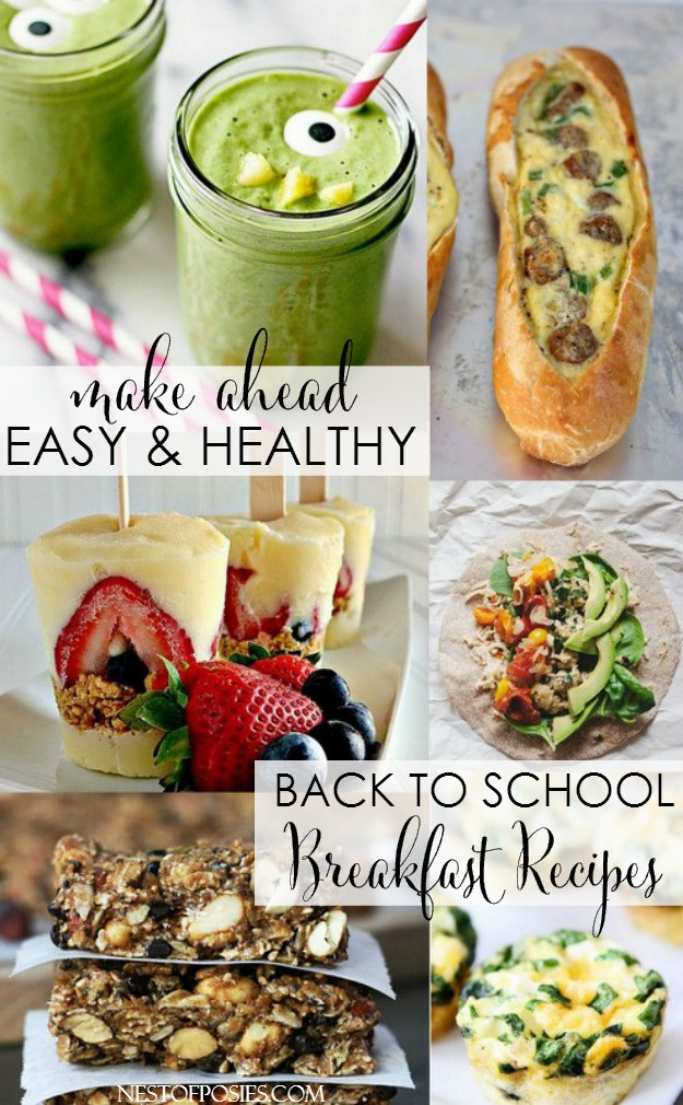 Healthy Make Ahead Breakfast Recipes
 Back to School Breakfast Recipes and Ideas