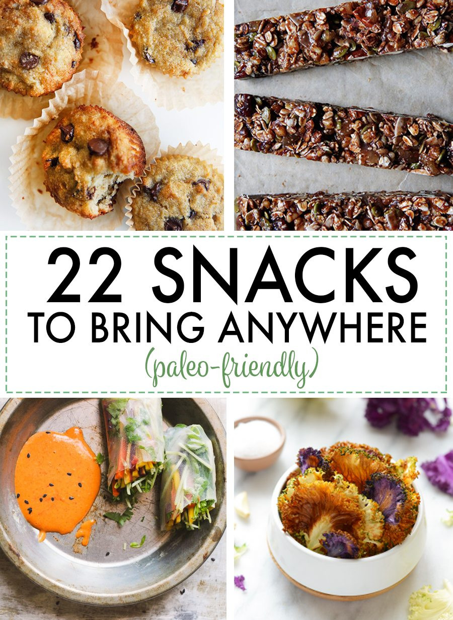 Healthy Paleo Snacks
 22 Paleo friendly Snack Recipes You Can Bring Anywhere