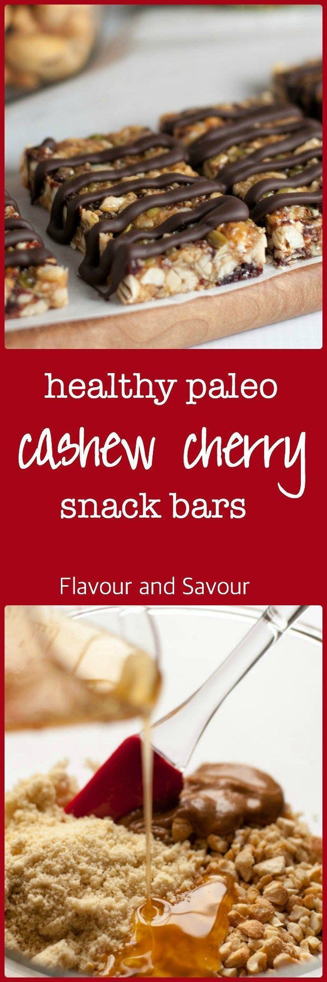 Healthy Paleo Snacks
 Healthy Paleo Cashew Cherry Snack Bars Recipe