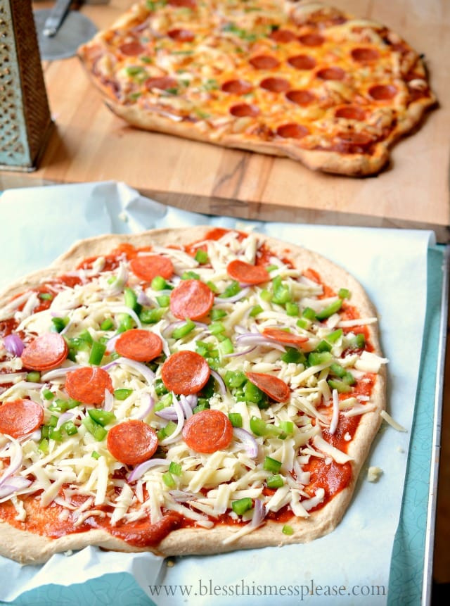 Healthy Pizza Dough Recipe
 Whole Wheat Pizza Crust Bless This Mess