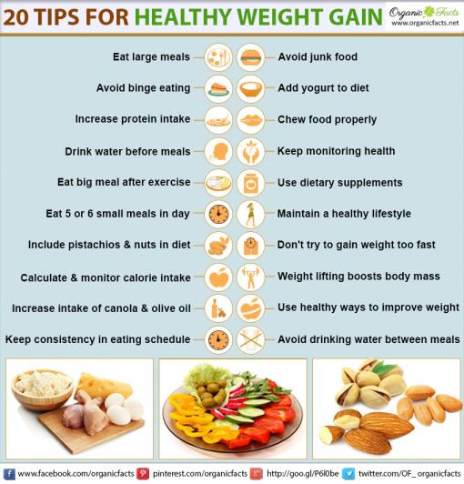 Healthy Snacks For Weight Gain
 20 Methods for Healthy Weight Gain