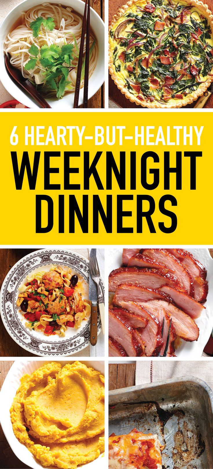 Healthy Weeknight Dinners
 7 hearty but healthy recipes for weeknight dinners