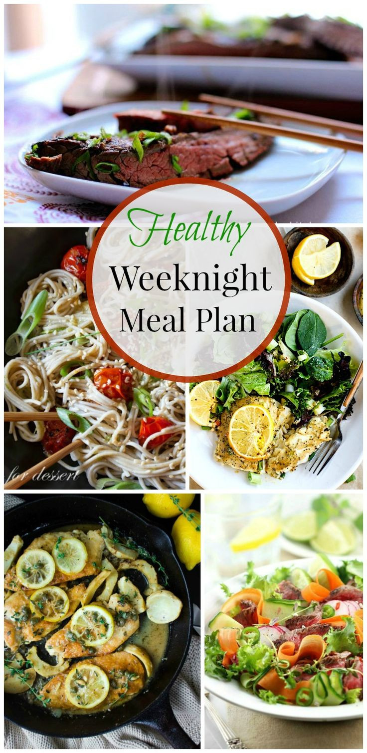 Healthy Weeknight Dinners
 Healthy Weeknight Meal Plan 19