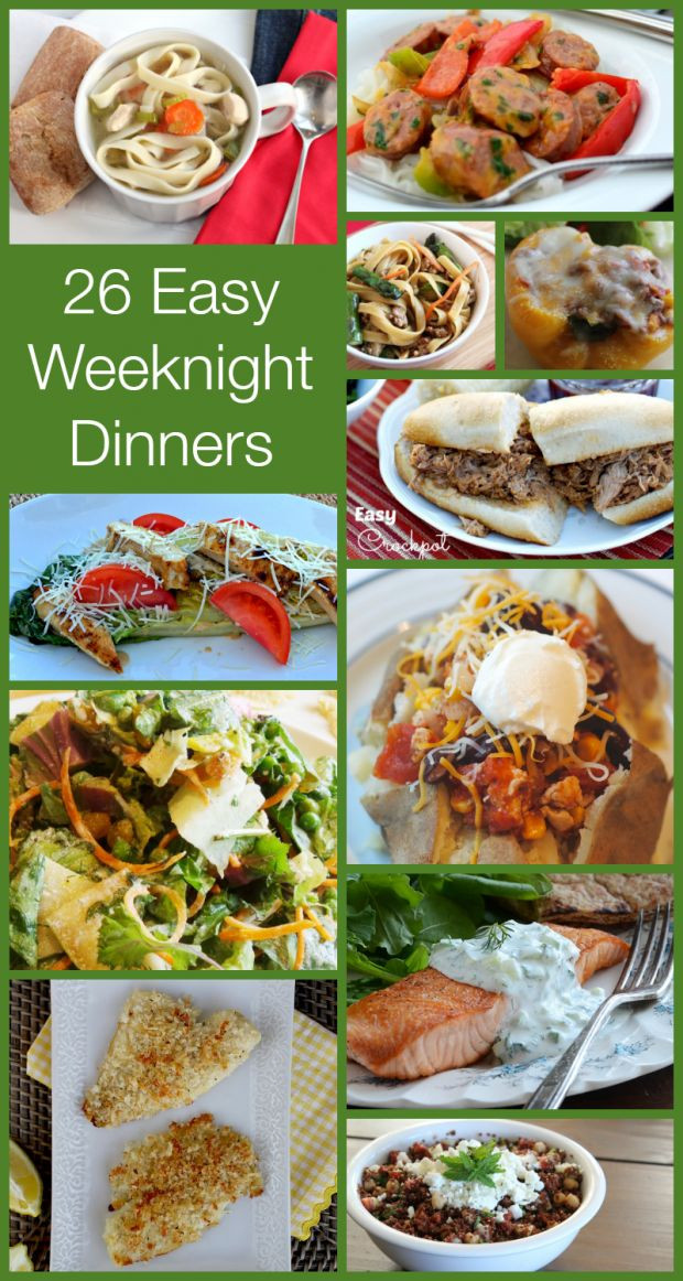 Healthy Weeknight Dinners
 26 easy healthy weeknight dinners