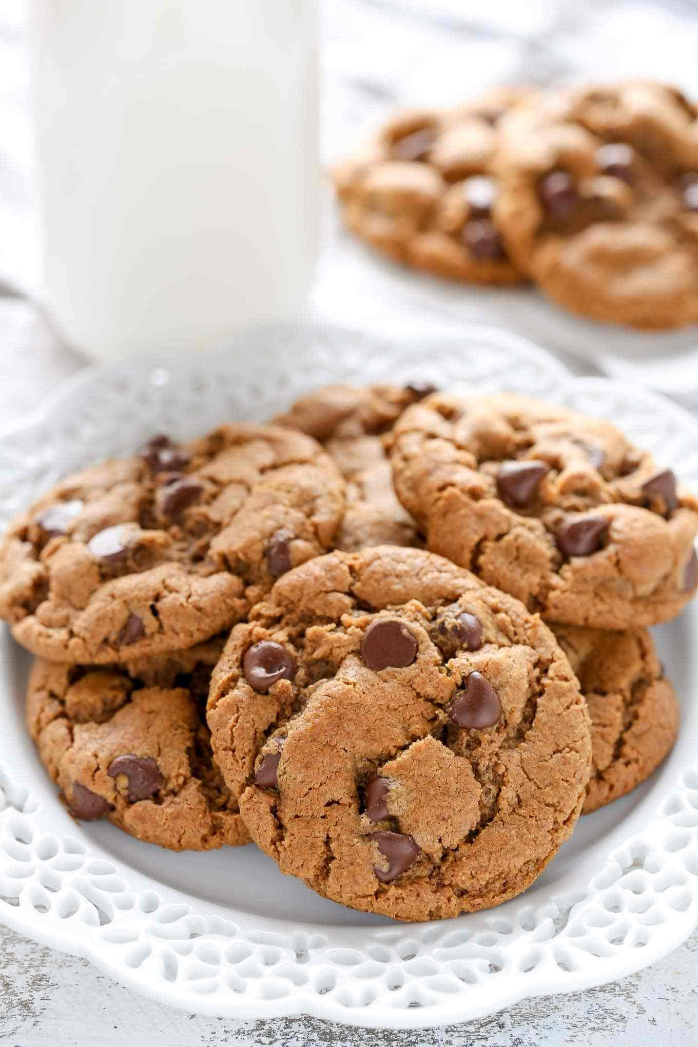 Hershey'S Chocolate Chip Cookies
 Easy Flourless Almond Butter Chocolate Chip Cookies