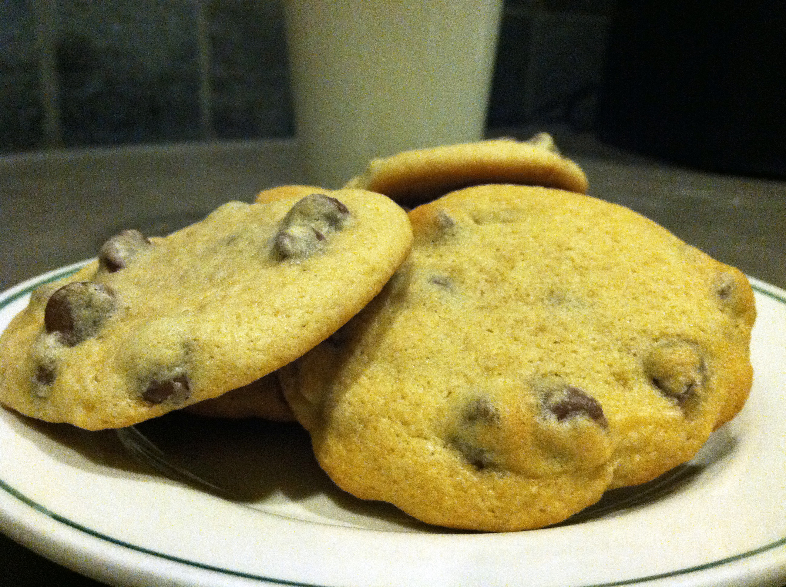 High Altitude Chocolate Chip Cookies
 Chocolate chip cookies fit for a high altitude king