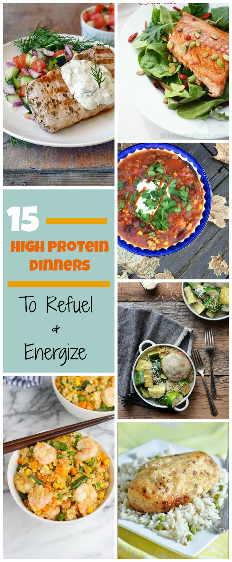 High Protein Dinner Recipes
 15 High Protein Dinner Recipes Getting Lean & Losing Weight