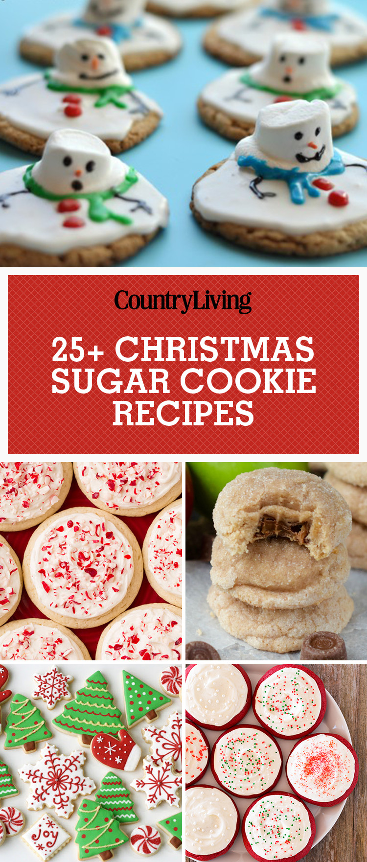 Holiday Sugar Cookies
 25 Easy Christmas Sugar Cookies Recipes & Decorating