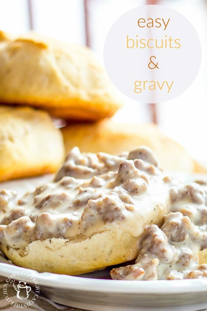 Home Made Breakfast Gravy
 Easy Biscuits and Gravy Catz in the Kitchen