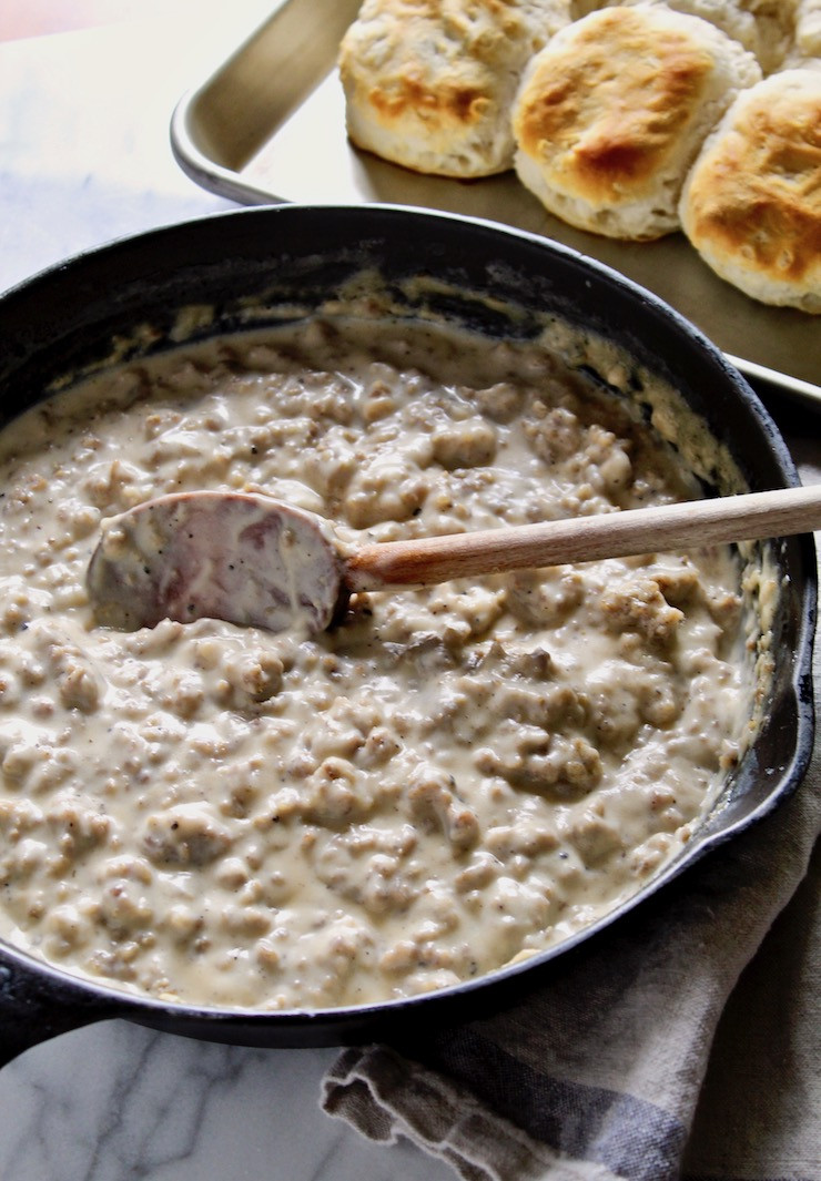 Home Made Breakfast Gravy
 Sausage Gravy and Biscuits Recipe